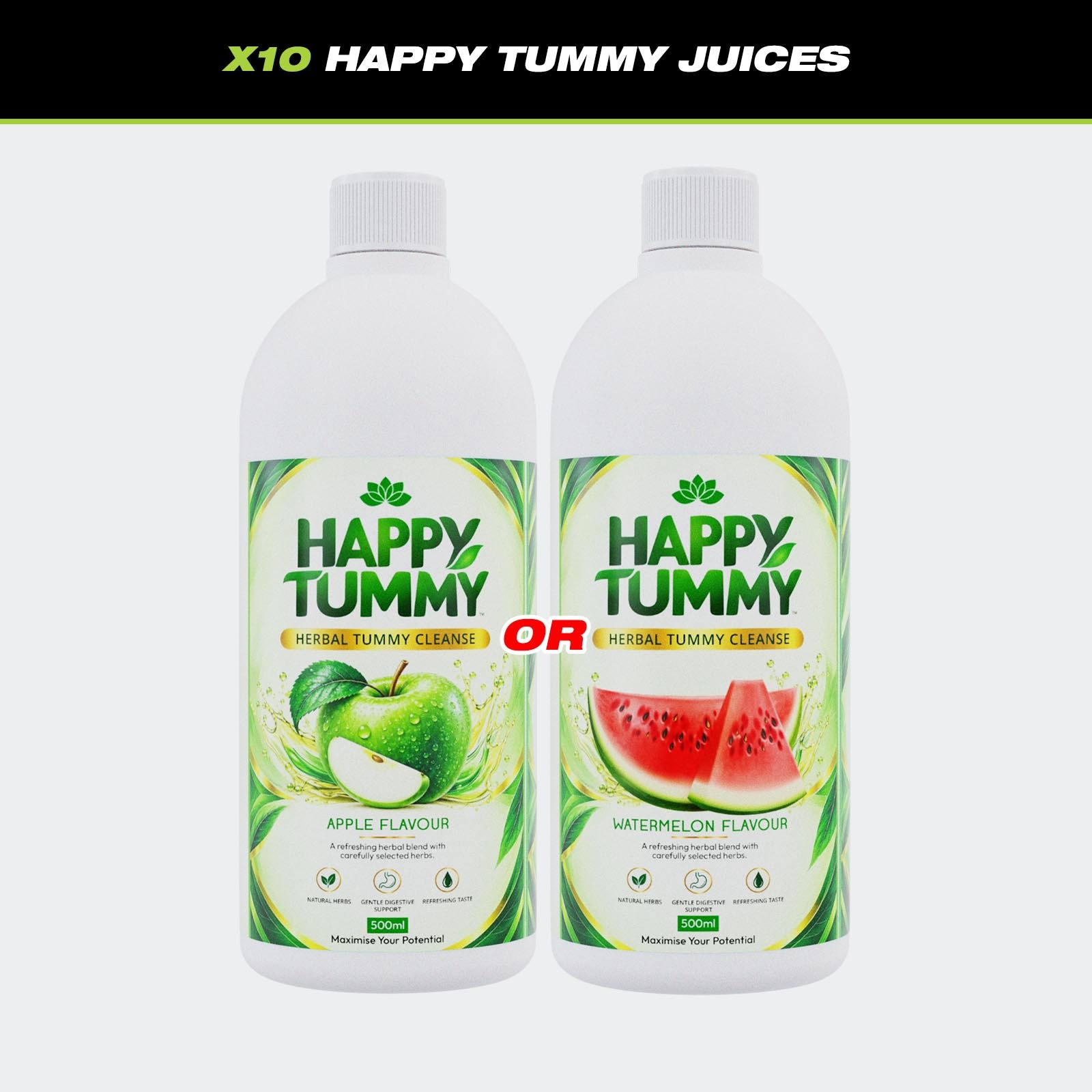 X10 Happy Tummy Juices
